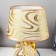 Table lamp "Swan" E14 40W gray-gold 15x19x32 cm Risalux