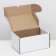 Self -assembly box "Postal", white, 30 x 20 x 15 cm