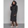 Coat insulated winter female, size 42, black color