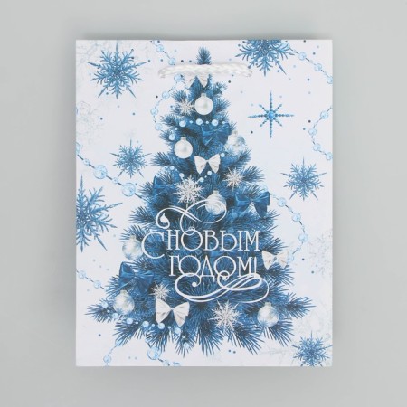 Laminated vertical “Silver” laminate, S 12 x 15 x 5.5 cm, New Year-4