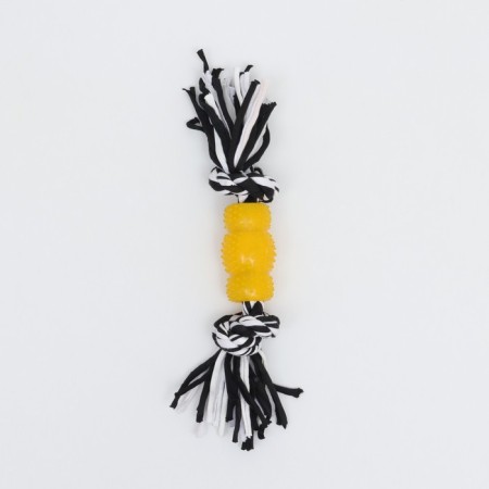 Cable toy with "Lollice", up to 105 g, up to 25 cm, black and yellow series-2