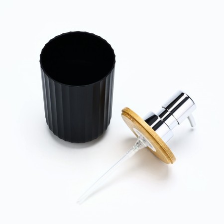 Liquid soap dispenser, black, 350 ml-3