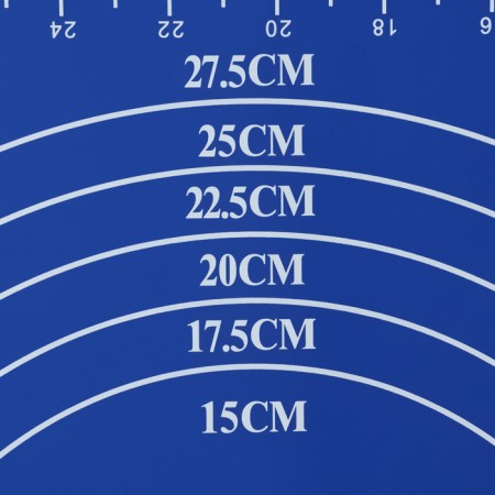 Baking rug with marking the valve "Erme", silicone, 40 × 30 cm, blue color-8