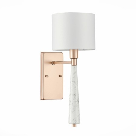 Wall lamp ST LUCE. SL1163.201.01. Vellino. 1x40 watts, E14, 15x41 cm, matte gold color
