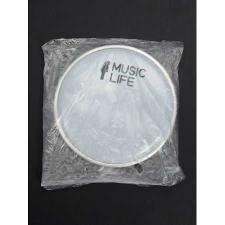Plastic for the drum of Music Life 6 inches, white-4