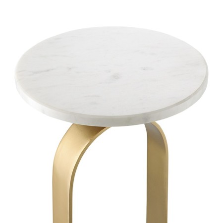 Clean Svein table, 255 × 255 × 630 mm, marble color / gold-2