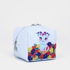 Monetnik cosmetic bag at lightning, blue color