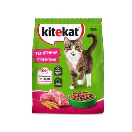 Dry food Kitekat "Appetizing veal" for cats, 350 g-7