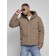 Male winter jacket, size 52, brown color