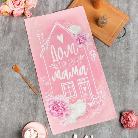 Towel "Ethel" house 40x73 cm, 100% hl, sarzha 190 g/m2