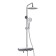 The shower system Wasserkraft A113.067.127.ch Thermo, tropical shower, thermostat, chrome