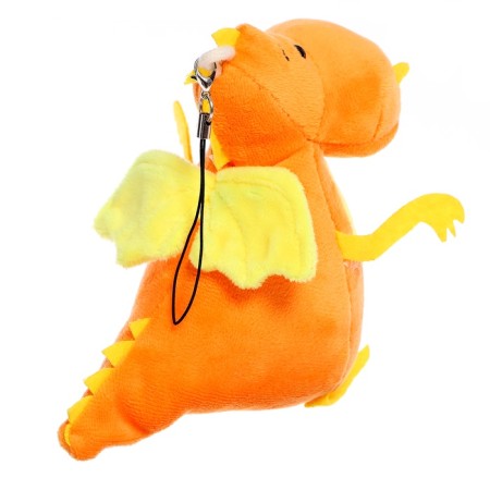 Soft toy "Dragon", orange-yellow tummy, 13 cm-6