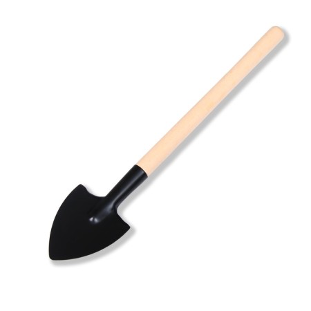 A set of garden tools, 3 objects: rake, 2 blades, length 24 cm, wooden handles, Greengo-7