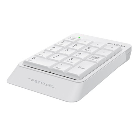 Numeric block A4Tech FSHELER FK13P White USB SLIM for laptop (FK13P White)-7