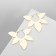 Earrings Metal "Leaves" ethnos, color gold