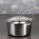 Stainless steel pot “camp”, 3 l, d = 22 cm