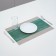 Serving napkin on the Cosmos table, 45 × 30 cm, green color