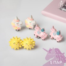 Clips of children's (5 pairs) 