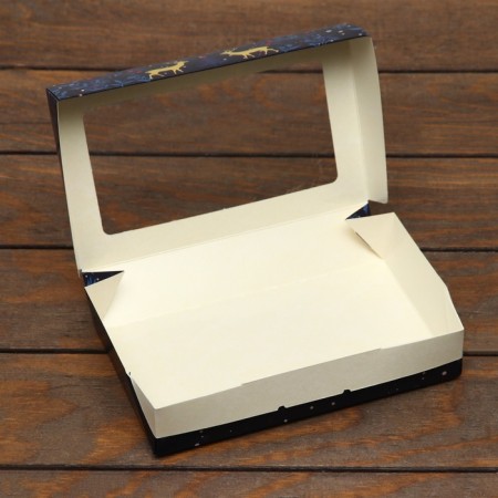 Folding box "Deer", 20 x 12 x 4 cm with a window-4