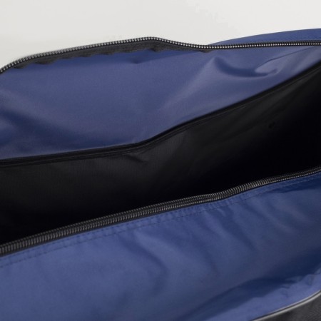 Road bag with lightning, external pocket, black/blue color-2