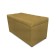 Puff with a lid and weighting, 800 × 400 × 420 mm, Bahama plus matting, yellow color