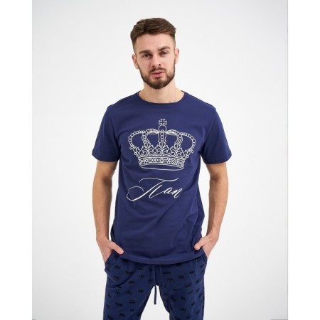 Pajama men's (T -shirt and trousers) KAFTAN "Crown" R.56-1