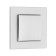 Silent Glossy Glass, 10 A, 1 key, hidden, glass, silver