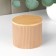 Ceramic can for bulk products “Smoke”, 12 × 10 cm, beige color