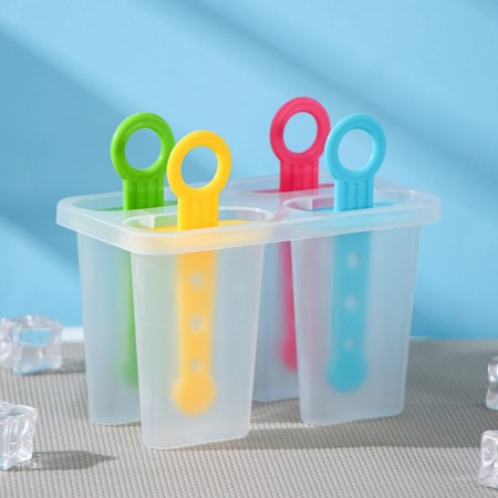 Form for ice cream shares "Simple", 12.5 × 7 × 10 cm, 4 cells, color mix-2