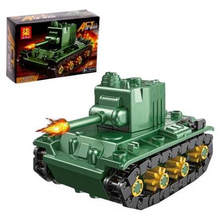 Designer block "tanks", 6 types, mix