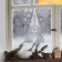 Vinyl stickers with foil "Snow Fairy Tale", 30 x 50 cm, New Year