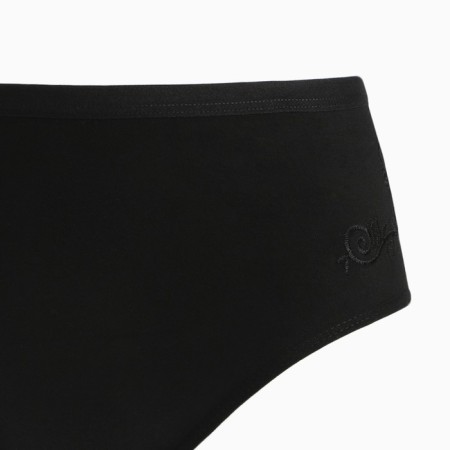 Cowards women's slips, black/monogram color, size 54-56-1