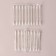 Cotton sticks, bilateral, 20 pcs, in individual packaging, white color