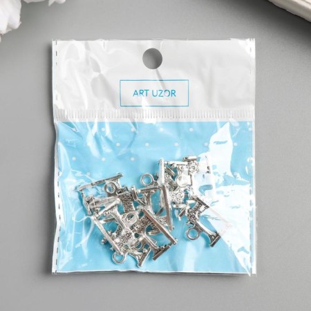 Decor for creativity Metal "Sewing machine" silver 1.5x1.9 cm-2