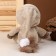 Soft toy "cat" in a suit, 25 cm, beige color