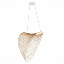 Suspension lamp ST LUCE. SL6900.503.24. Fossil. 1x24 W, LED, 4000K, 465 LM, 60x60x40 cm, white color