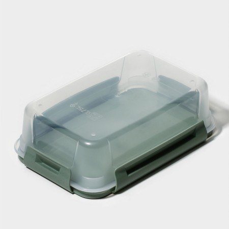 Lock & Ok food container 0.75 l, 18.6 × 12.2 × 5.5 cm, color green flex-5