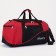 Sportivnaya bag on a zipper with a lining, 3 outer pockets, black/red color