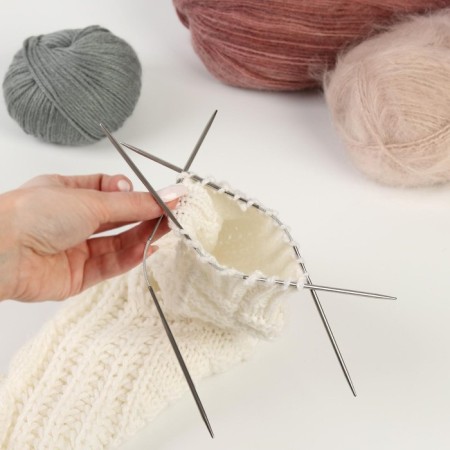 Knitting knitting needles, hitchful, d = 2.5 mm, 21 cm, 3 pcs-1