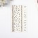 Sticker Plastic Ryza "Square Road" Gold 22.5x11.5 cm