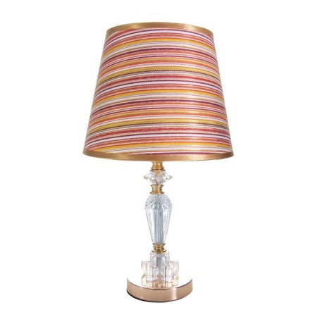 Table lamp "Zebrano" 1x60W E27 gold 22x22x40 cm Risalux-6