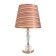 Table lamp "Zebrano" 1x60W E27 gold 22x22x40 cm Risalux