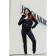 Female ishomine is a suit, size 46, black color, burgundy