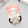 Hair elastic band "Imojin" heart, 5 cm