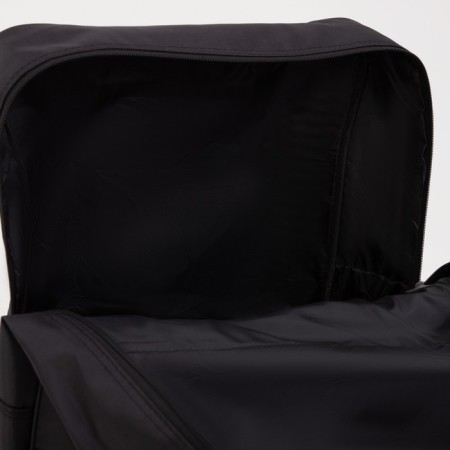 Road bag 20 "on wheels, lightning department, external pocket, black color-3
