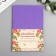 Foamiran "purple-blue" 2 mm (set of 5 sheets) A4 format format