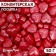 Confectionery sprinkling "ardent heart", red, 50 g