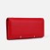 Women's wallet on magnets, red color