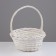A set of baskets, 3 pcs, 24 × 12 × 12/29 cm, 19 × 10 × 10/25 cm, 15 × 9 × 9/20 cm, willow