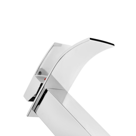 Zein Z3747 sink mixer, single -legged, flat pouring 10 cm high, chromium-2